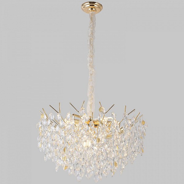 Подвесная люстра ILLUMICO IL5160 золото арт. IL5160-600PZF-25 GD ELITE