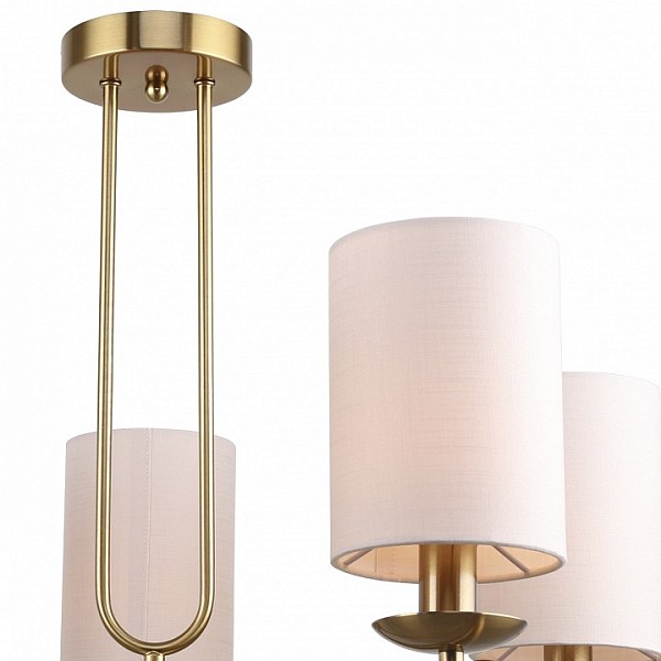 Люстра на штанге Escada Eclipse бронза арт. 10166/5PL Brass