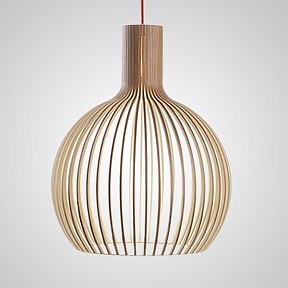 Подвесной светильник Imperiumloft Secto Octo 4240 Lamp дерево арт. 40.1178