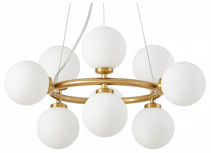 Подвесная люстра LUMINA DECO MARSIADA латунь арт. LDP 6033-9 MD