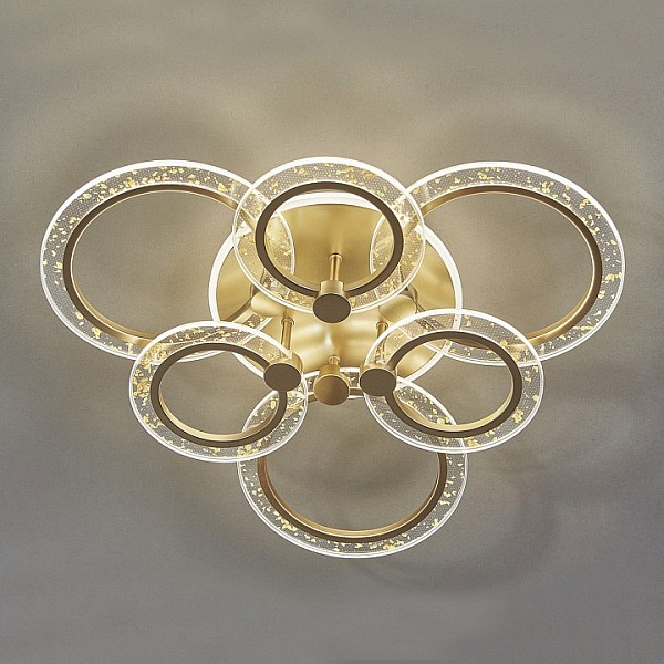 Потолочная люстра Escada Enigma желтый арт. 10225/6LED Gold