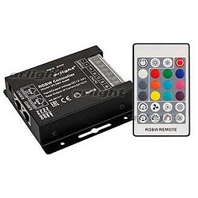 Контроллер Arlight VT-S07 белый арт. VT-S07-4x6A (12-24V, ПДУ 24 кн, RF)