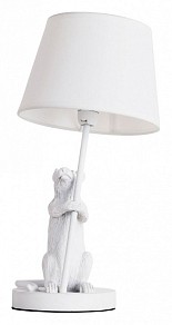Настольная лампа декоративная Arte Lamp Gustav белый арт. A4420LT-1WH