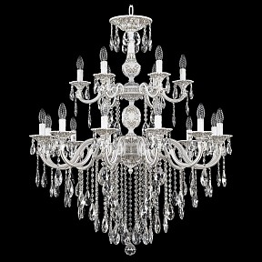 Подвесная люстра Bohemia Ivele Crystal AL7801 золото арт. AL78101/12+6/300/2D B WMG
