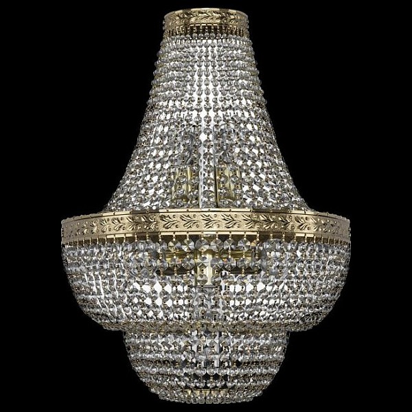 Бра Bohemia Ivele Crystal 1909 золото арт. 19091B/H1/35IV G
