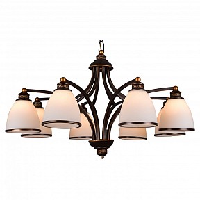 Подвесная люстра Arte Lamp Bonito черный арт. A9518LM-8BA