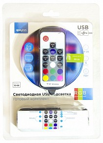 Лента светодиодная Apeyron Electrics  черный арт. 10-69