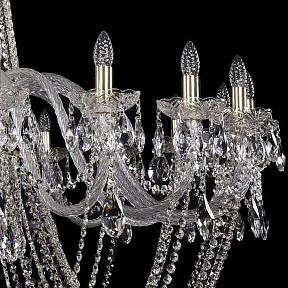 Подвесная люстра Bohemia Ivele Crystal 1402 золото арт. 1402/20/530/h-164/G