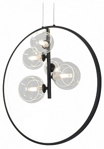 Подвесная люстра Kink Light Иона черный арт. 09408-5А,19