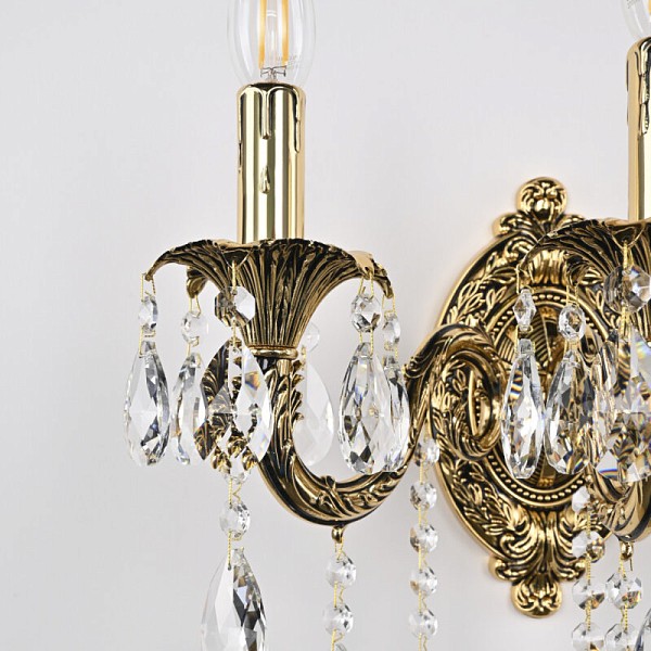Бра Bohemia Ivele Crystal AL7901 золото арт. AL7901B10/3/175 B GB