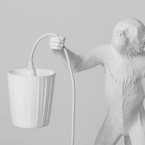 Плафон Seletti Monkey Lamp  арт. 14918 WHI