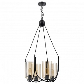 Подвесная люстра Vele Luce Fiamma черный арт. VL5812P04