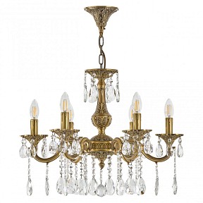 Подвесная люстра Bohemia Ivele Crystal AL7801 золото арт. AL78101/6/175 A FP