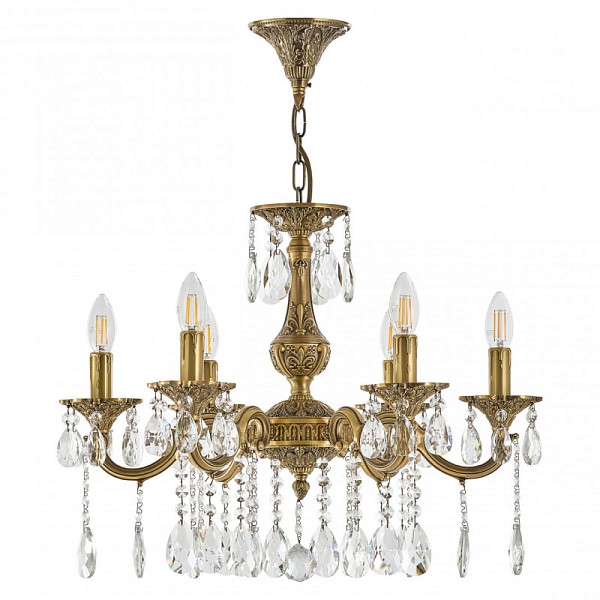 Подвесная люстра Bohemia Ivele Crystal AL7801 золото арт. AL78101/6/175 A FP