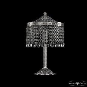 Настольная лампа декоративная Bohemia Ivele Crystal 1920 никель арт. 19201L6/25IV Ni