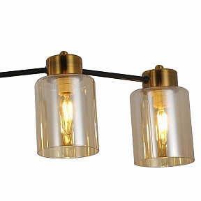 Светильник на штанге ILLUMICO Qui золото арт. IL6111-6COU-79 BK GD Qui