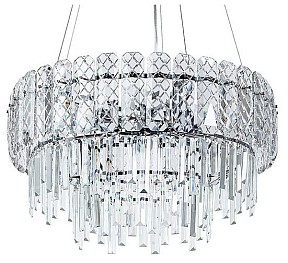 Подвесная люстра Arte Lamp Nicoletta серый арт. A1051SP-10CC