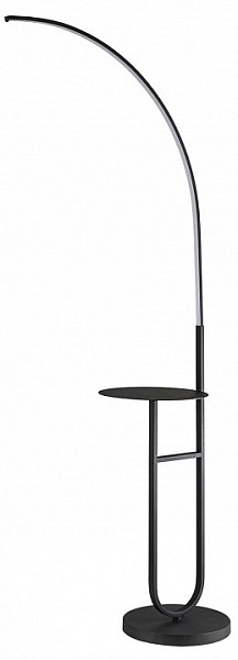 Торшер с полкой Escada Grand черный арт. 10266/T LED