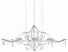 Подвесная люстра Loft it Mira металл арт. 10587/1000 Silver Asfour