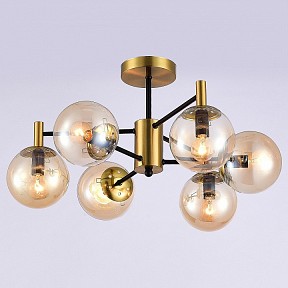 Люстра на штанге Citilux Шарлиз коричневый арт. CL143163