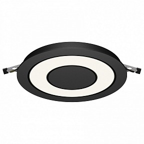 Встраиваемый светильник Maytoni Vector черный арт. DL102-12W4K-B