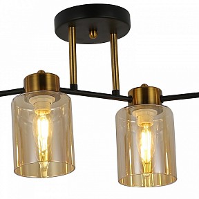 Светильник на штанге ILLUMICO Qui золото арт. IL6111-6COU-79 BK GD Qui