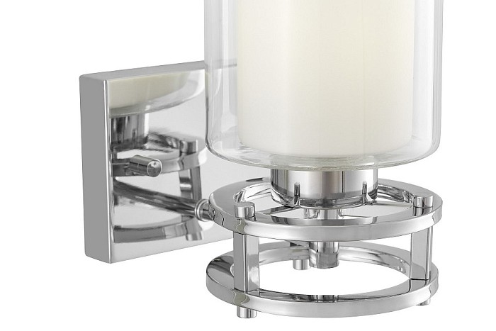 Бра LUMINA DECO Marietta хром арт. LDW 8025-1 CHR+WT