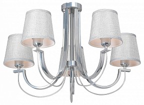 Люстра на штанге Vitaluce V3075 серый арт. V3075-9/5PL