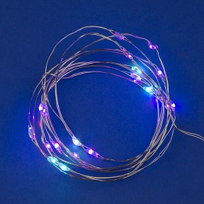 Гирлянда Uniel ULD-S0200  арт. ULD-S0200-020/DTB/3AA/RC RGB IP20 DEW