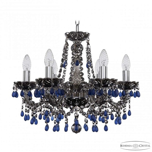 Подвесная люстра Bohemia Ivele Crystal 1410 никель арт. 1410/6/160 Ni V3001 M731