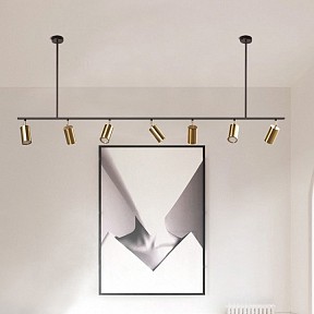 Светильник на штанге Imperiumloft Long John черный арт. LINO01
