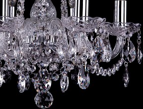 Подвесная люстра Bohemia Ivele Crystal 1402 металл арт. 1402/6/141/Ni