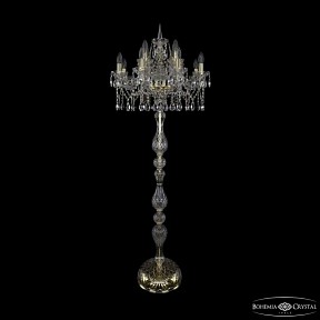 Торшер Bohemia Ivele Crystal 1413 золото арт. 1413T1/8+4/200-165 G