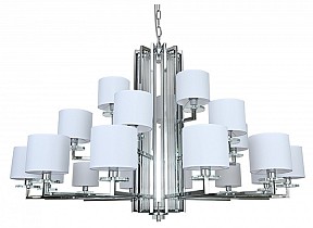 Подвесная люстра Newport 35400 металл арт. 35412+6+3/C chrome без абажуров