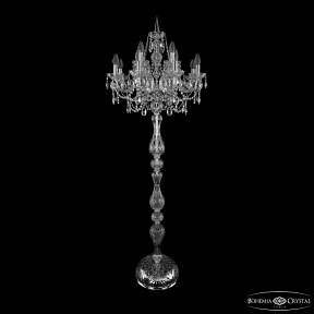Торшер Bohemia Ivele Crystal 1411 никель арт. 1411T1/8+4/195-170 Ni