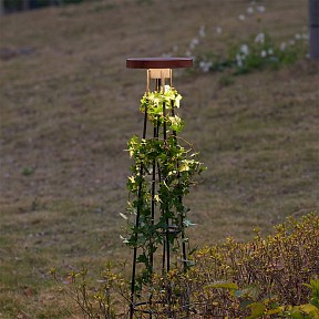 Наземный светильник Odeon Light LIANA черный арт. 7108/15GL