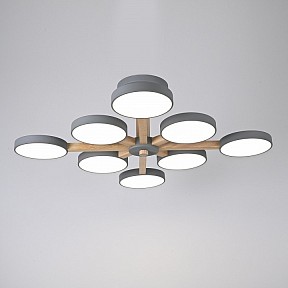 Люстра на штанге Imperiumloft TURNA Gray серый арт. TURNA-B01