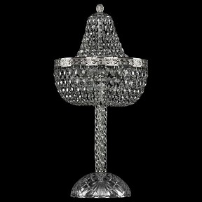 Настольная лампа декоративная Bohemia Ivele Crystal 1911 металл арт. 19111L4/H/25IV Ni