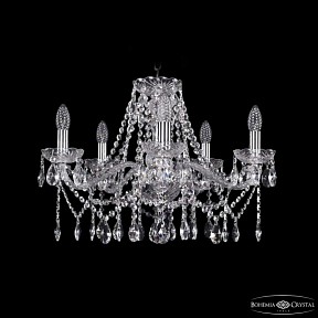 Подвесная люстра Bohemia Ivele Crystal 1413 никель арт. 1413/5/200 Ni