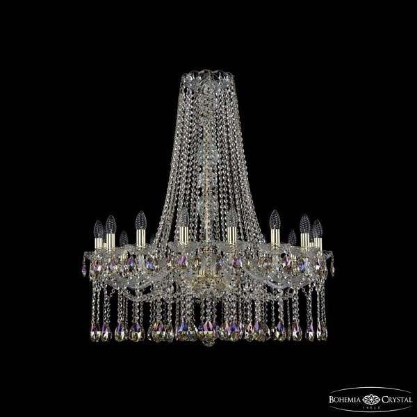 Подвесная люстра Bohemia Ivele Crystal 1413 золото арт. 1413/16/300/h-93 G K801