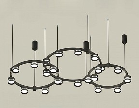 Подвесная люстра Ambrella Light XR черный арт. XR92092200