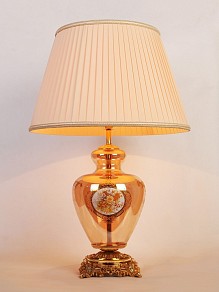 Настольная лампа декоративная Abrasax 8101 золото арт. TL.8101-1GO