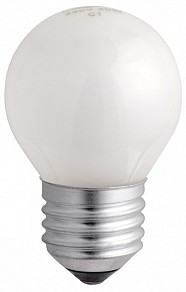 Лампа накаливания Jazzway   арт. P45 240V 40W E27 frosted