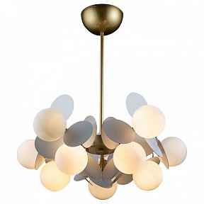 Подвесная люстра Loft it Matisse золото арт. 10008/10 white