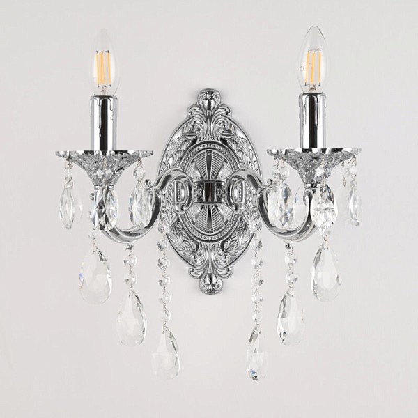 Бра Bohemia Ivele Crystal AL7801 никель арт. AL7801B10/2/175 B NW