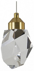 Подвесной светильник Indigo Cristallo бронза арт. 12053/1P Brass