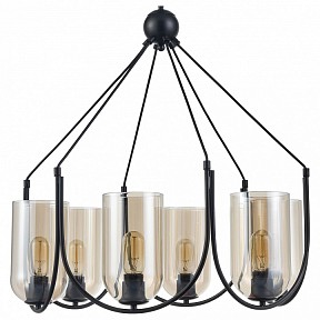 Подвесная люстра Vele Luce Fiamma черный арт. VL5812P06
