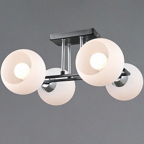Потолочная люстра ILLUMICO TRENTO хром арт. IL0791-4CSQ-25 BK CR TRENTO