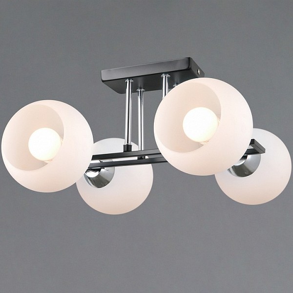 Потолочная люстра ILLUMICO TRENTO хром арт. IL0791-4CSQ-25 BK CR TRENTO