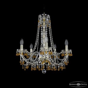 Подвесная люстра Bohemia Ivele Crystal 1410 золото арт. 1410/5/195/h-60 G V1003